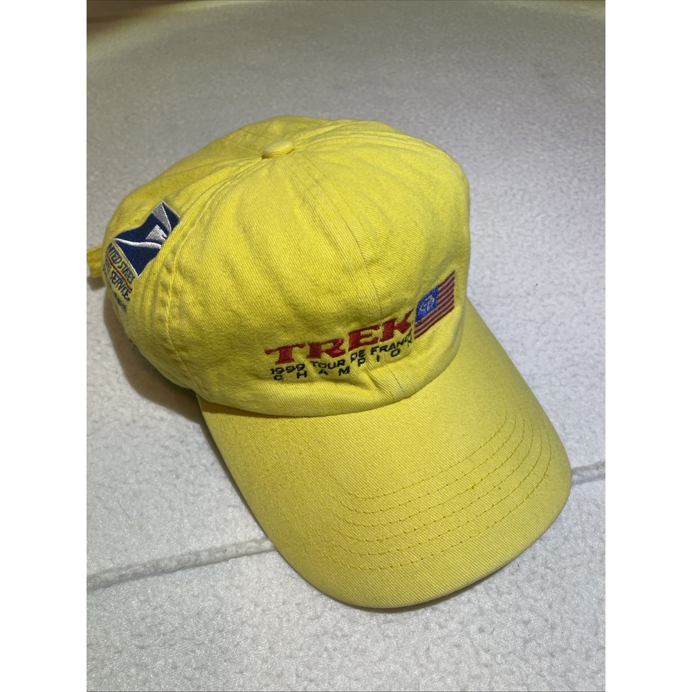 Vintage Tour de France Hat US Postal‎ Cycling Champion Lance Armstrong TREK Cap